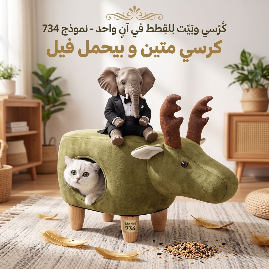 كرسي و بيت للقطط | A-734