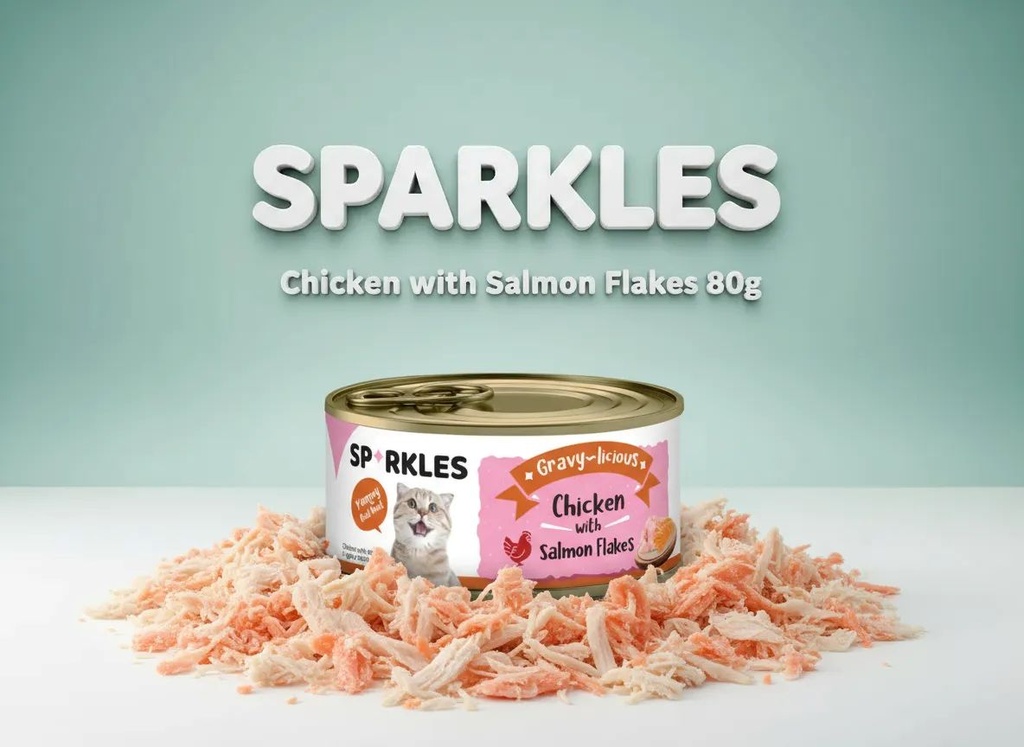 سباركليز | طعام رطب للقطط | 80غم