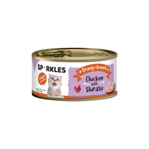 Sparkles Gravy Licious Chicken With Shirasu-80Gm