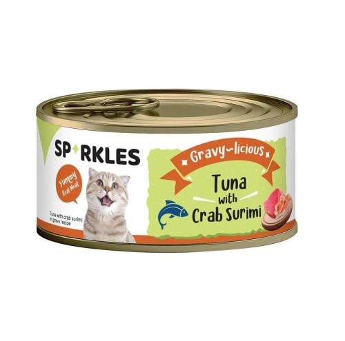 SPARKLES | Gravy Licious Tuna With Crab Surimi | 80g