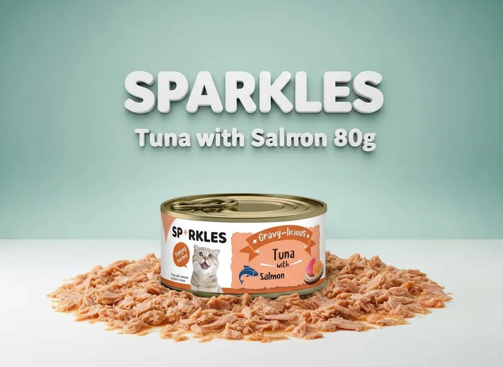 سباركليز | طعام رطب للقطط | 80 غم