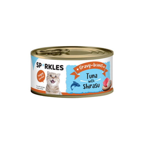 Sparkles Gravy Licious Tuna With Shirasu-80Gm