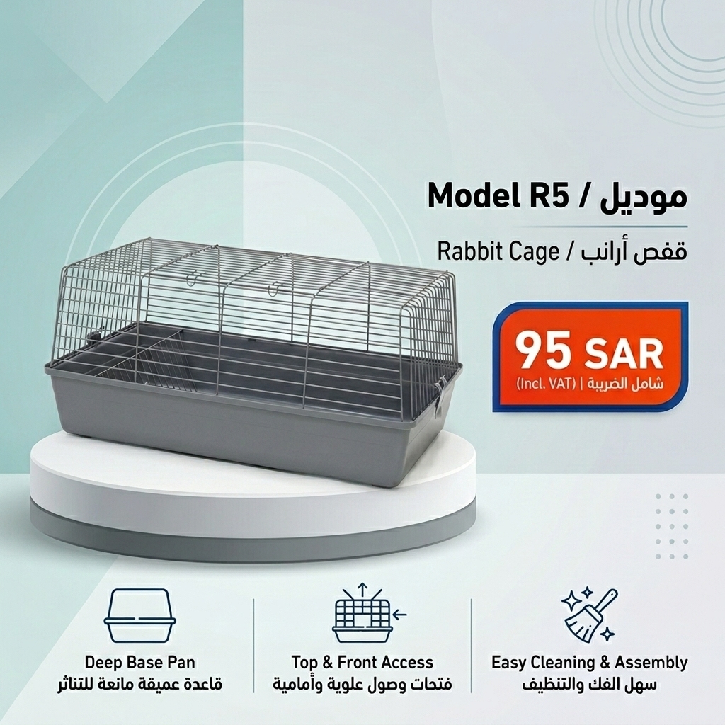 R5 | قفص ارنب كبير 