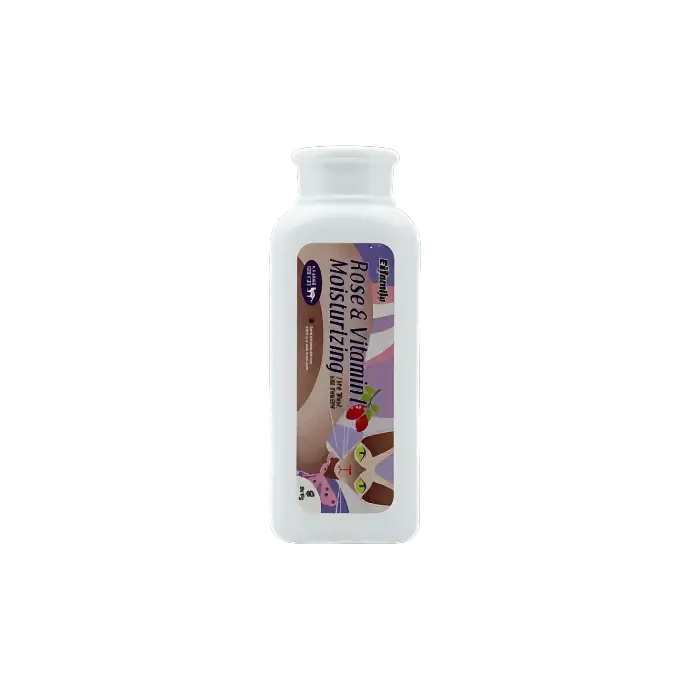 بودرة التنظيف الجاف للقطط بخلاصة الروز مدعم بفيتامين E