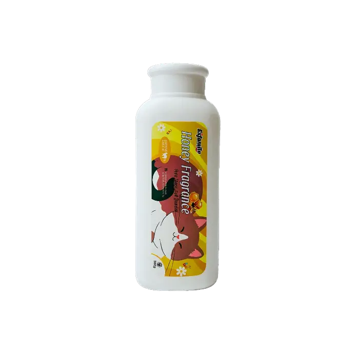 بودرة التنظيف الجاف للقطط بخلاصة العسل 300غم