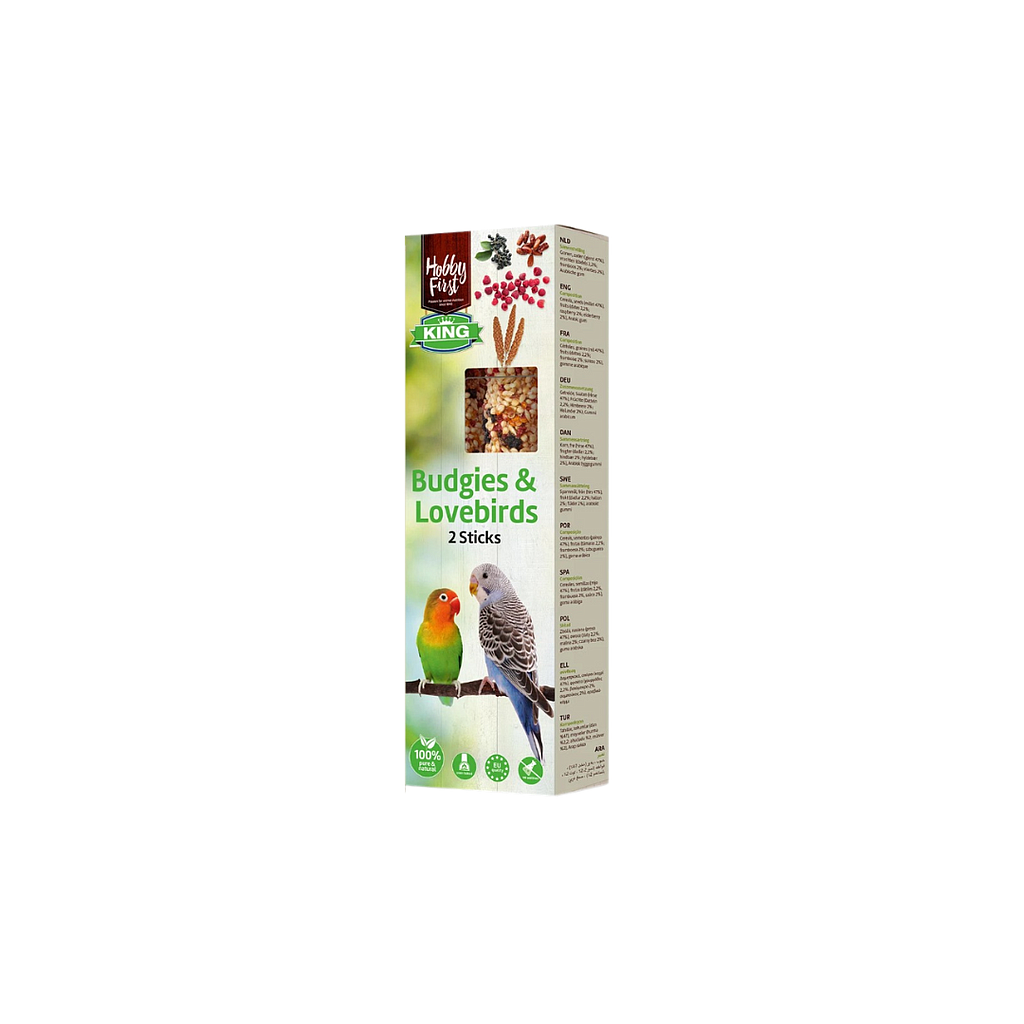 Hobby First | Budgie Fruit Sticks | 30g