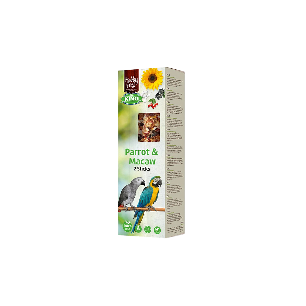 Hobby First | Parrot & Macaw Fruit Sticks | 90g