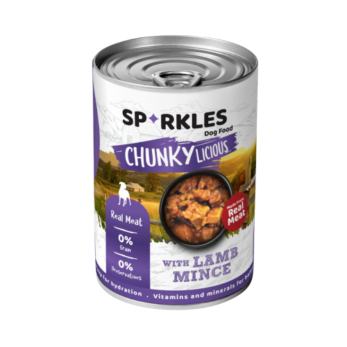 SPARKLES | DOG CANNED LAMB MINCE IN GRAVY | 400g 