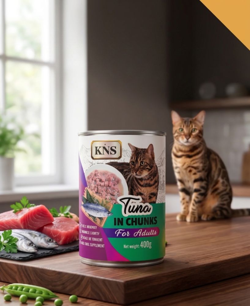  KNS | Tuna Flavour Chunk For Adult Cat- 400gm