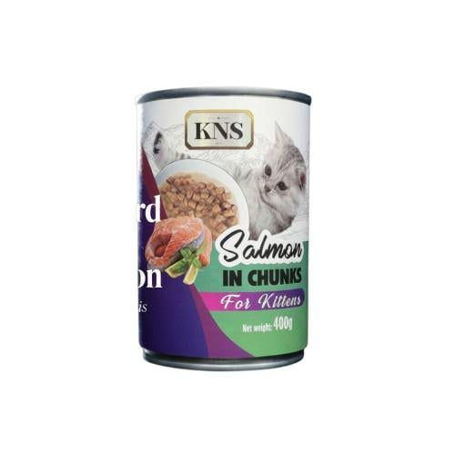  KNS | Salmon Flavour Chunk For Kitten- 400gm