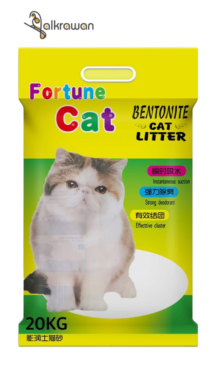 فورتون  | رمل للقطط برائحة الفراولة | 20 كجم