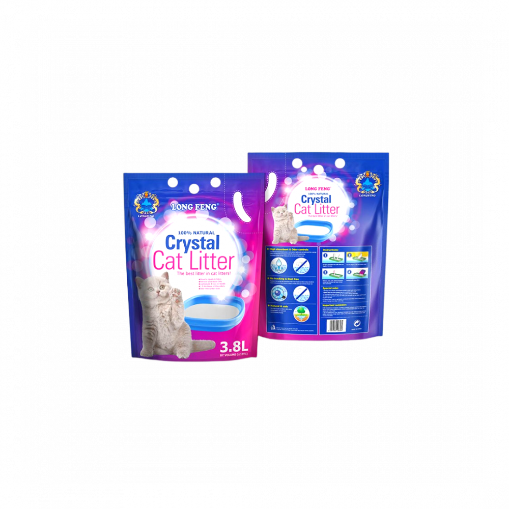 Long Feng Crystal | Cat Litter Gel | Lavender | 3.8L