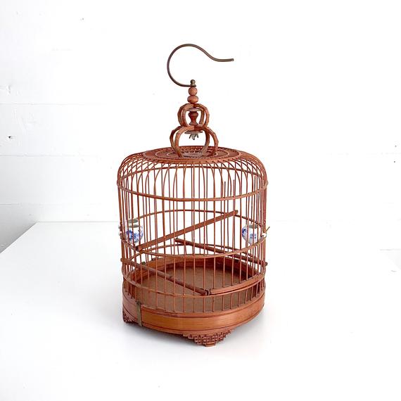 Bamboo Bird Cage Small             