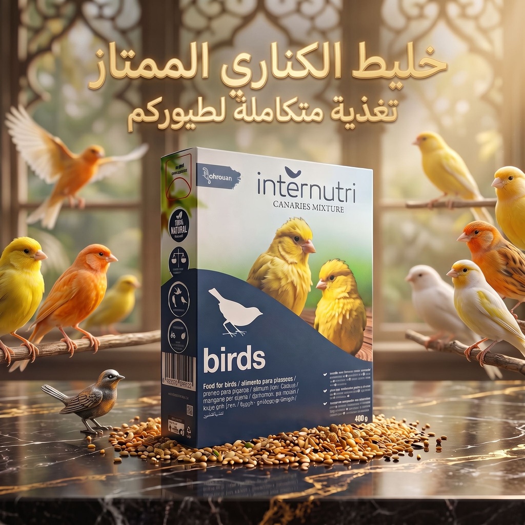 إنترنوتري | غذاء للكناري | 400 غم