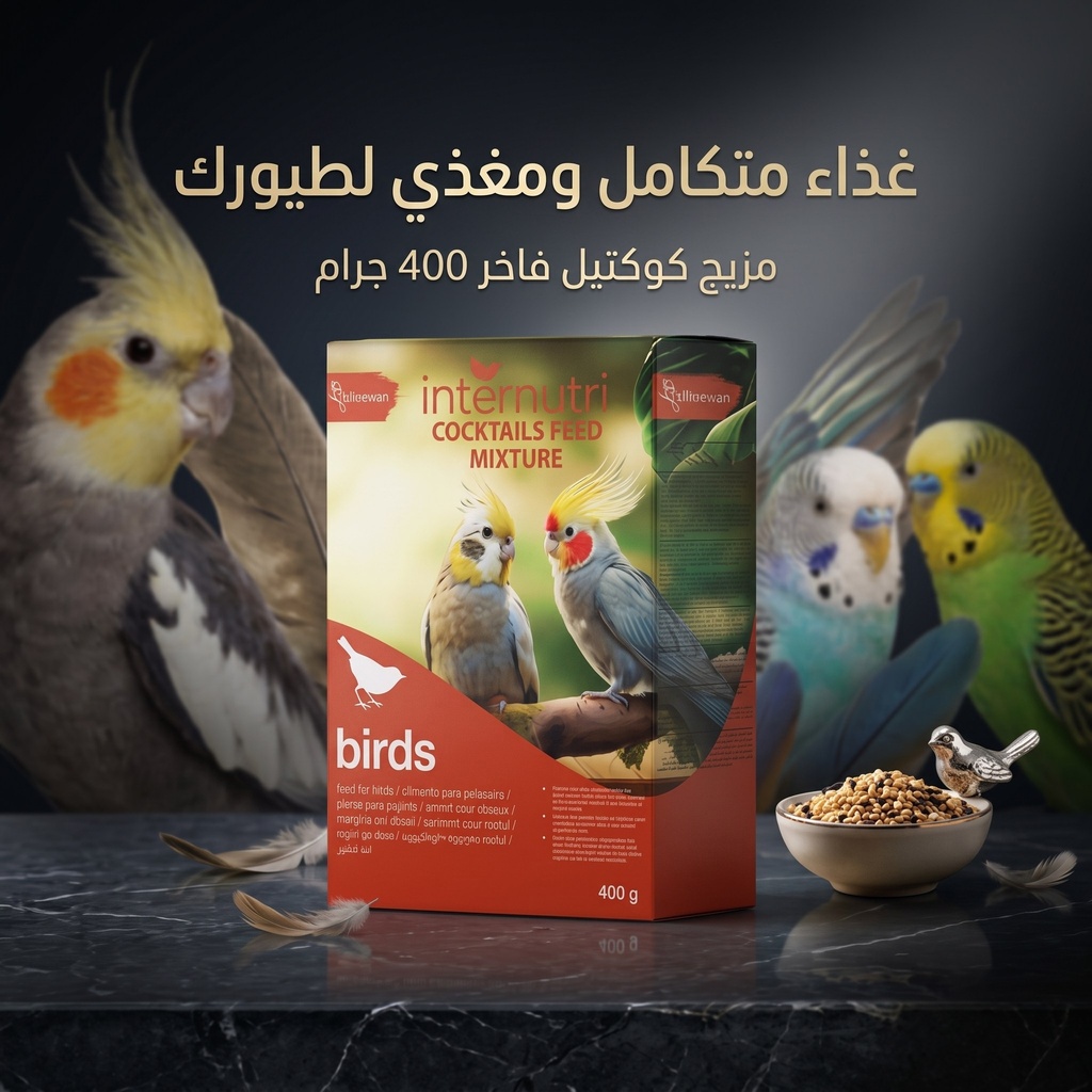 إنترنوتري | غذاء للطيور |  400 غم