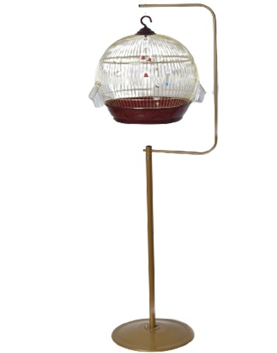 [9910G] ستاند للاقفاص  ذهبي