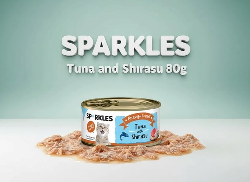 [082020] سباركليز | طعام رطب للقطط | 80 غم