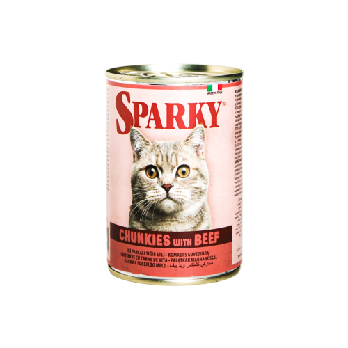 [800947000201A] سباركي !!! غذاء يومي للقطط البالغة |  415 جرام