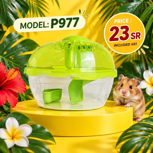 [PET-CAG-0P977] [P977] قفص الهامستر-P977