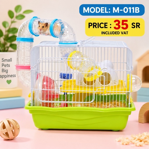 [PET-CAG-M-011B] قفص الهامستر | M011B