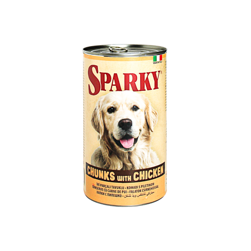 [800947000229A] Sparky | Dog Chunkies with Chicken | 1250g