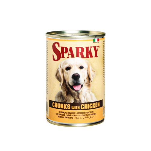 [800947000219A] Sparky | Dog Chunkies with Chicken | 415gr