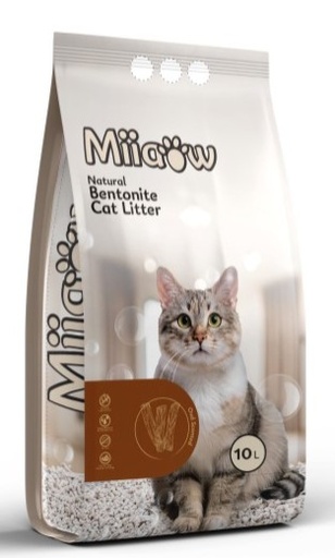 [Mii-10L] مياوو !!! رمل قطط برائحة العود 10 لتر