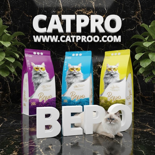  بيبو | رمل بنتونايت لفضلات القطط | 20 لتر